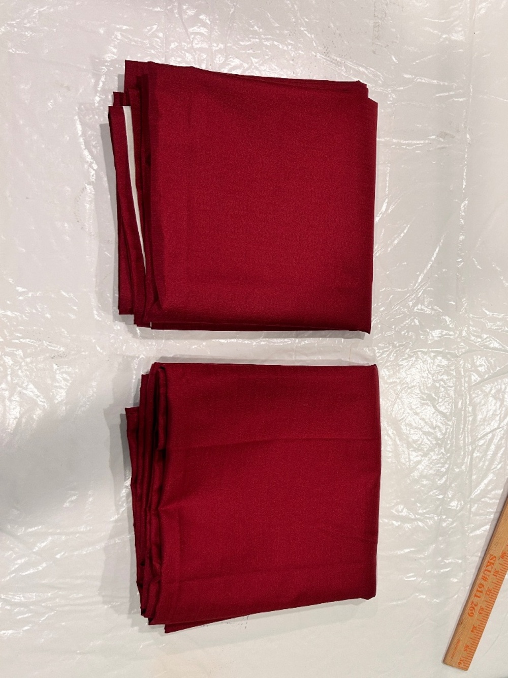 82x80 Wine Red Burgundy Blackout Fully Lined Curtains Double Panels